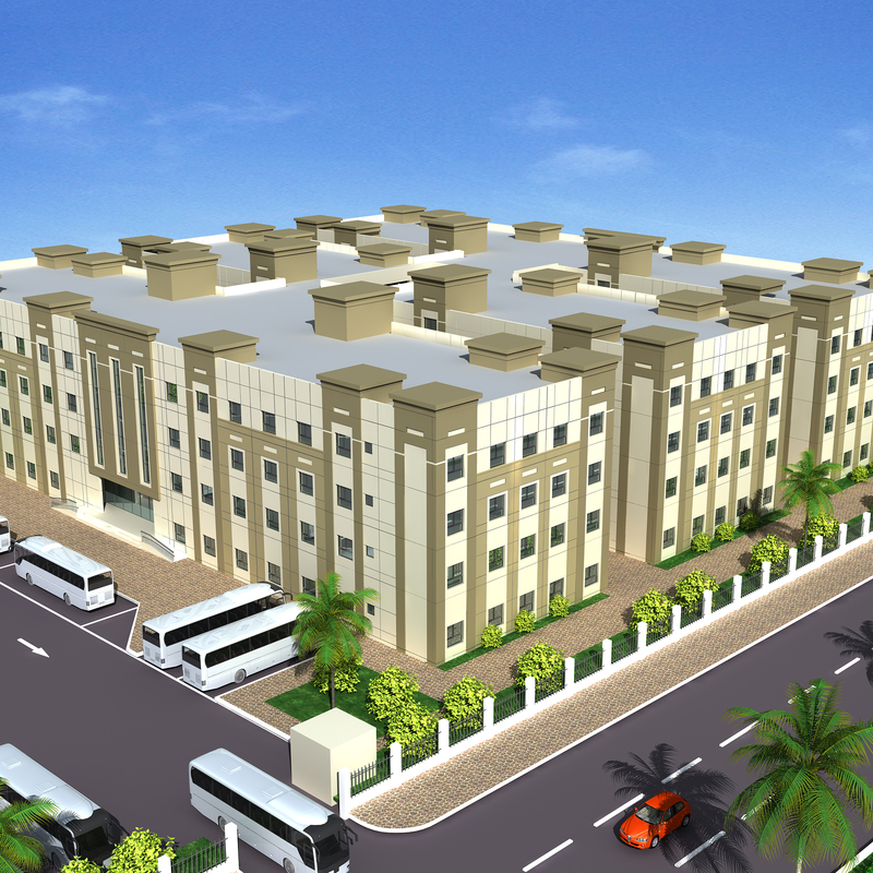 G+3 LABOUR ACCOMODATION AT JEBEL ALI